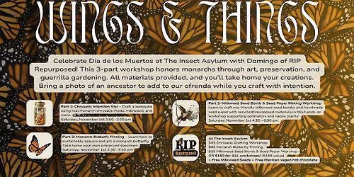Wings & Things: Honoring the Monarch Butterfly with RIP Repurposed