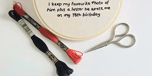 Grief Has Many Voices: Hand Embroidery Workshop