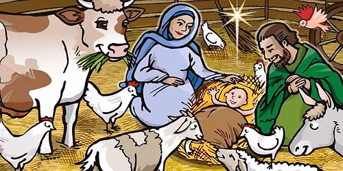 Kerstfeest op de kinderboerderij