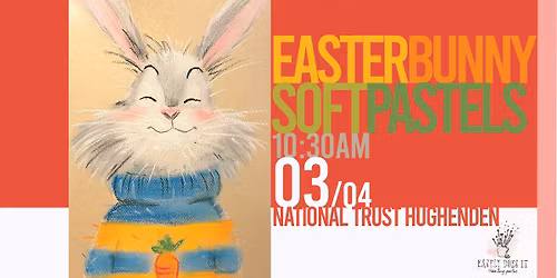 Easter Bunny Soft Pastel Family Workshop @ National Trust Hughenden