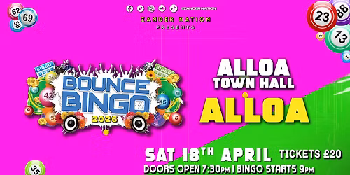 Bounce Bingo @ ALLOA TOWN HALL
