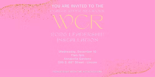 WCR Platte River Leadership Installation