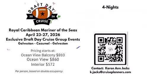 Tailgate Draft Day Cruise