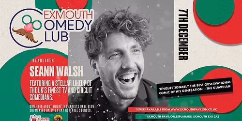Seann Walsh | Exmouth Comedy Club