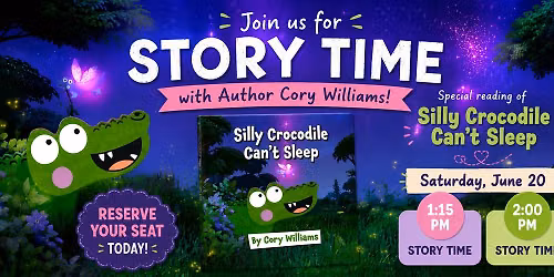 Silly Crocodile Can't Sleep Story Time! 