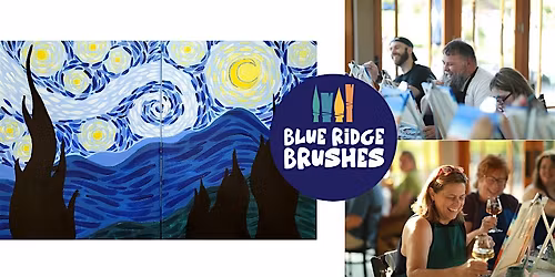 Paint + Sip: "Blue Ridge Starry Night" at Basic City Beer Co. Southside RVA