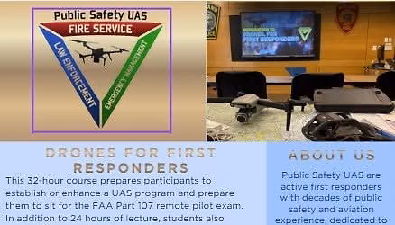 UAS Drones for First Responders 107