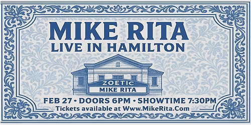 Mike Rita live in Hamilton