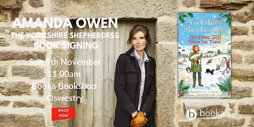 Amanda Owen: The Yorkshire Shepherdess Book Signing
