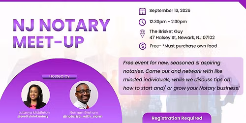 NJ Notary Meet-up