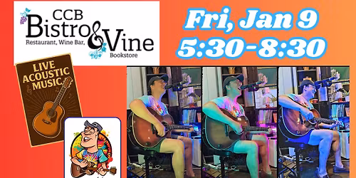 1\/9 - Tim Hong LIVE ACOUSTIC at CCB Bistro & Vine, Rock Hill