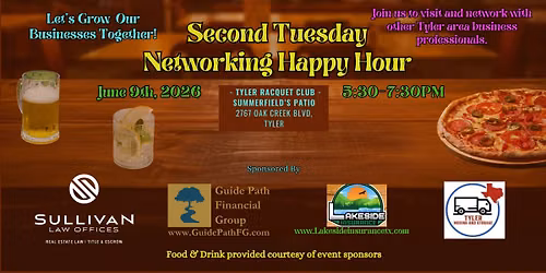 Second Tuesday Networking Happy Hour