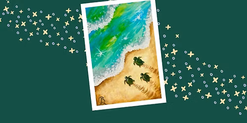 Founders & Co Grown Up Paint Along - Turtle Beach