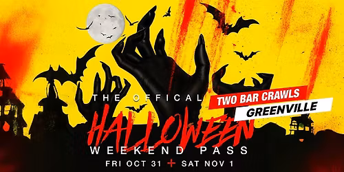 Haunted Hop & Halloween Bar Crawl Weekend Pass \u2013 Greenville 2025