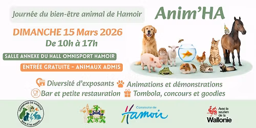 \ud83d\udc3e Anim\u2019HA - Journ\u00e9e du Bien-\u00eatre Animal de Hamoir