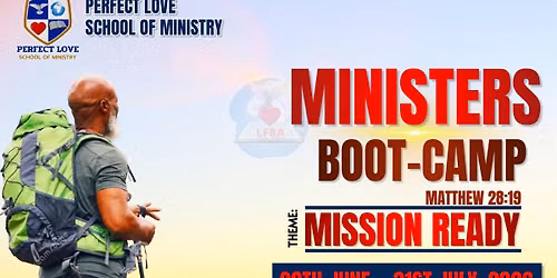 MINISTERS BOOTCAMP : ME MISSION READY