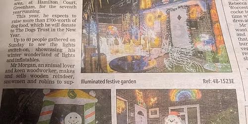 Christmas light switch on