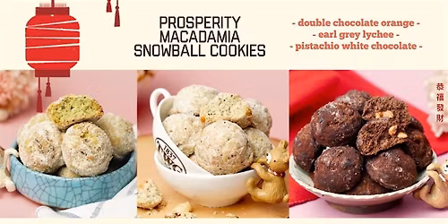 Lunar New Year Special; Macadamia Snowball Cookies