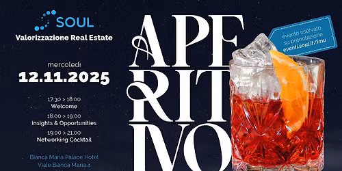 Aperitivo Soul | Valorizzazione Real Estate