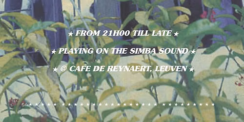Reynaert Roots Reggae Night w\/ 54 SOUND & ROOTS VIBRATION