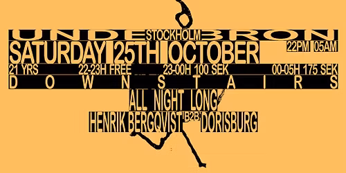 HENRIK BERGQVIST B2B DORISBURG ALL NIGHT LONG