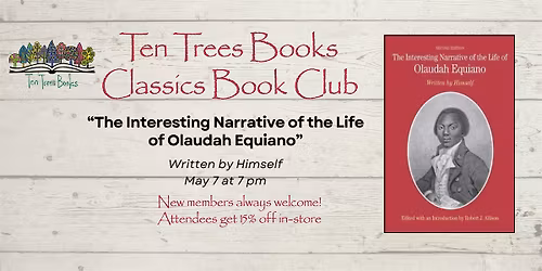 Classics Book Club at Ten Trees Books in Natick