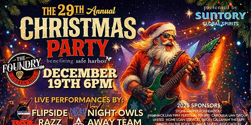 THE 29th Annual Christmas Party benefiting Safe Harbor