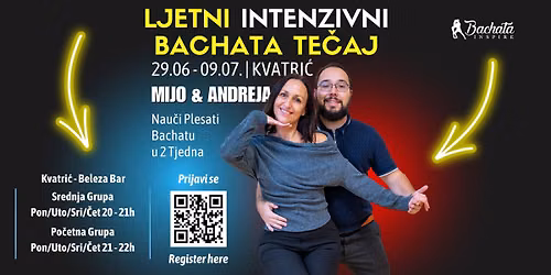 \u2600\ufe0f\ud83d\udc83 LJETNI BACHATA TE\u010cAJ 29.06. \u2013 09.07. | SUPER INTENZIVNI | PO\u010cETNA & SREDNJA GRUPA \ud83d\udd7a\ud83c\udf34