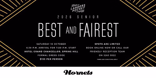 Aspley Hornets 2026 Senior Best & Fairest