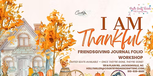 Sip & Create: Thankful Junk Journal Workshop