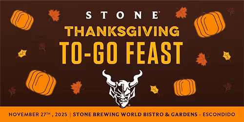 Stone Brewing's Thanksgiving To-Go Feast