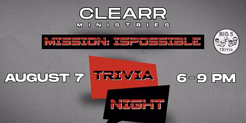 CLEARR Ministries Trivia Night