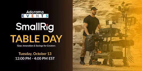 SmallRig Table Day: Gear, Innovation & Savings for Creators