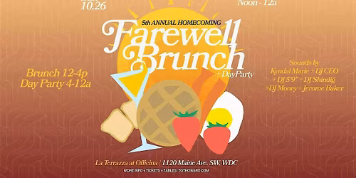 HUHC  2025 Finale: 5th Annual Farewell Brunch + Day Party