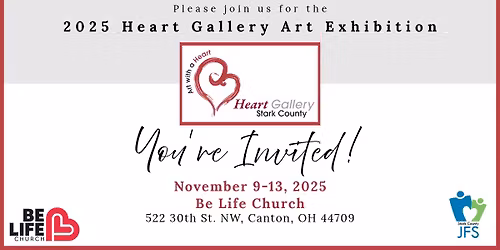 2025 Heart Gallery on Display at Be Life Church