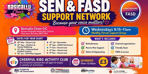Monthly SEN Parent Support Meetings