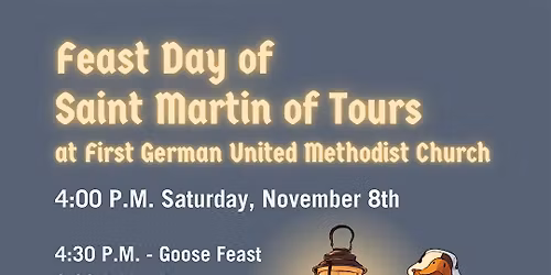 Traditional St. Martin's Day Feast & Lantern Walk