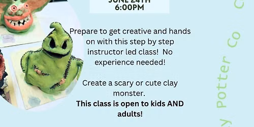 Monster Pottery - Kids and Adults