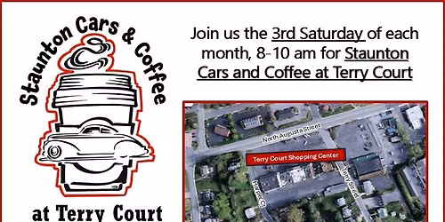 3rd Saturday Staunton Cars and Coffee at Terry Court