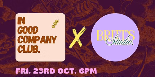Britt's Studio x In Good Company Club ~ Halloween Workshop