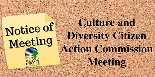 Culture and Diversity Citizen Action Commission Meeting