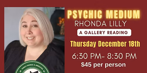 Psychic Medium Rhonda Lilly at Seneca Street Brew Pub