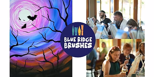 Paint + Sip: "Batty Moonrise" at Starr Hill Downtown