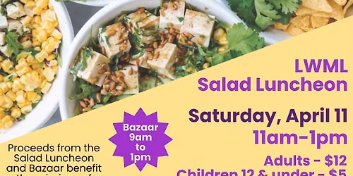 Salad Luncheon and Bazaar