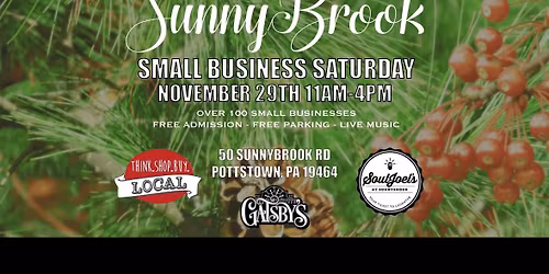 Small Business Saturday at Sunny Brook