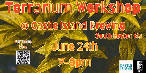 Terrarium Workshop at Castle Island South Boston