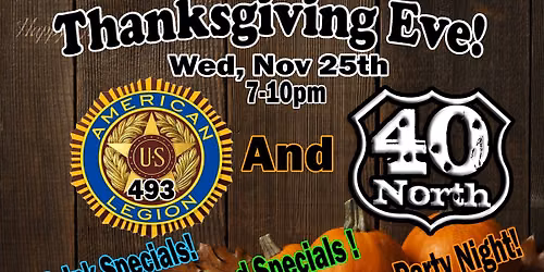 Thanksgiving Eve - Legion 493 - Nov2026