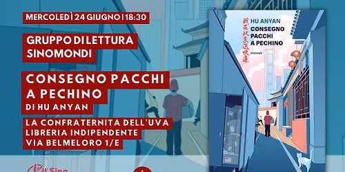 Gruppo di lettura "Sinomondi": Consegno pacchi a Pechino di Hu Anyan