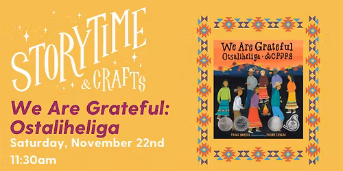 StoryTime and Crafts: We are Grateful: Ostaliheliga