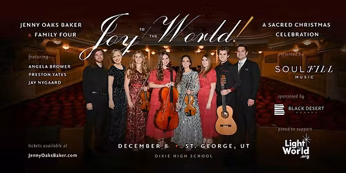 Jenny Oaks Baker in Joy to the World! A Sacred Celebration (St. George, UT)